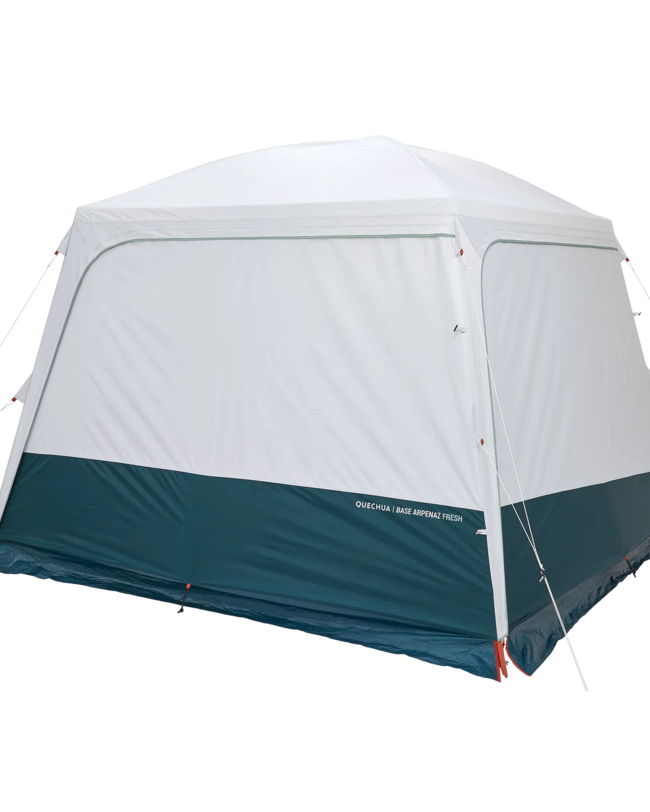 Aufenthaltszelt mit Gestänge - Arpenaz Base Fresh - 10 Personen