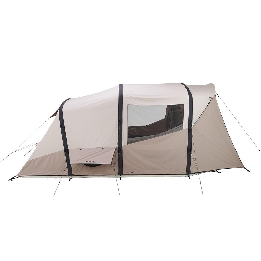 Inflatable camping tent - AirSeconds 4.2 Polycotton - 4 Person - 2 Bedrooms
