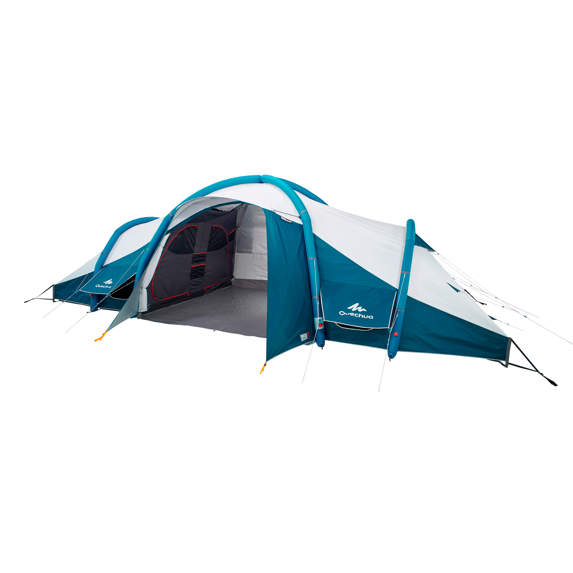Tente gonflable de camping - Air Seconds 8.4 F&B - 8 Places - 4 Chambres  pour les clubs et collectivités