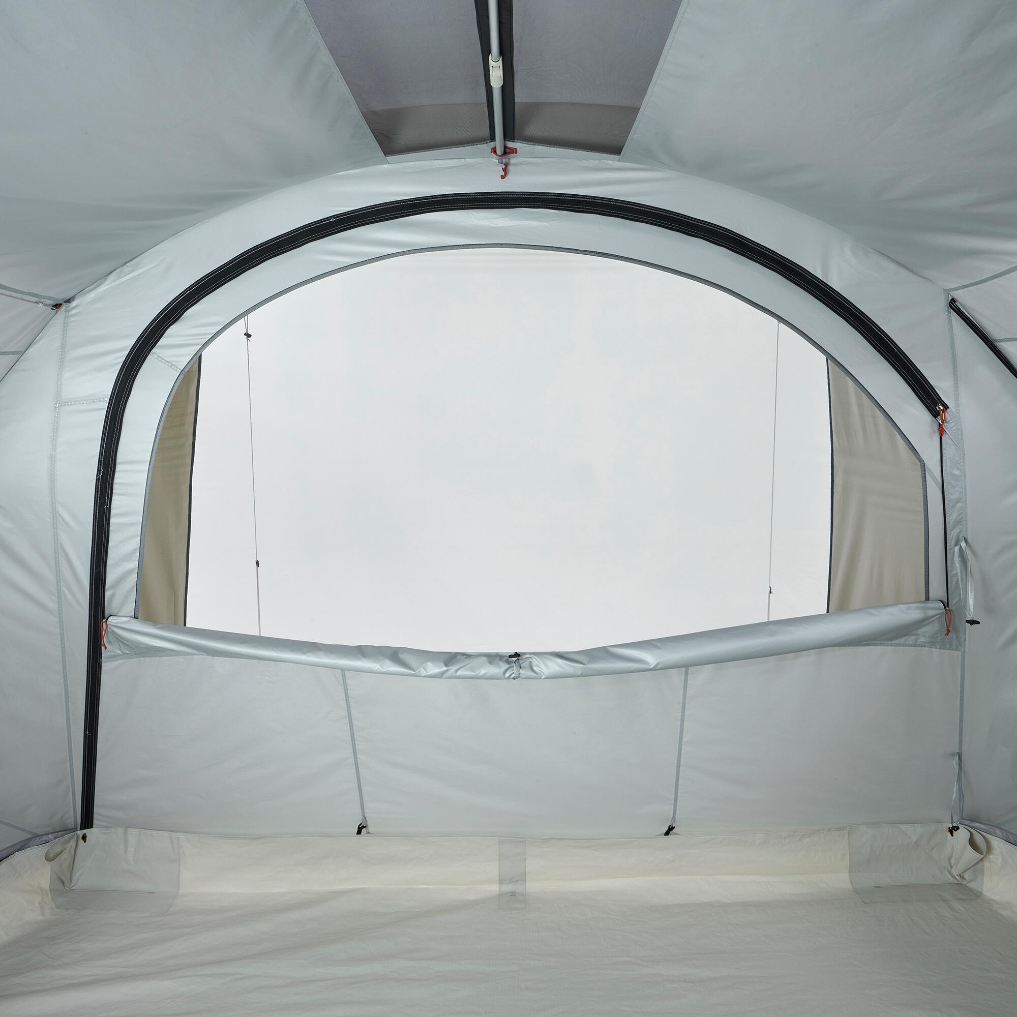 Tente de camping gonflable 5 personnes, Air Seconds 5.2 Fresh & Black - QUECHUA