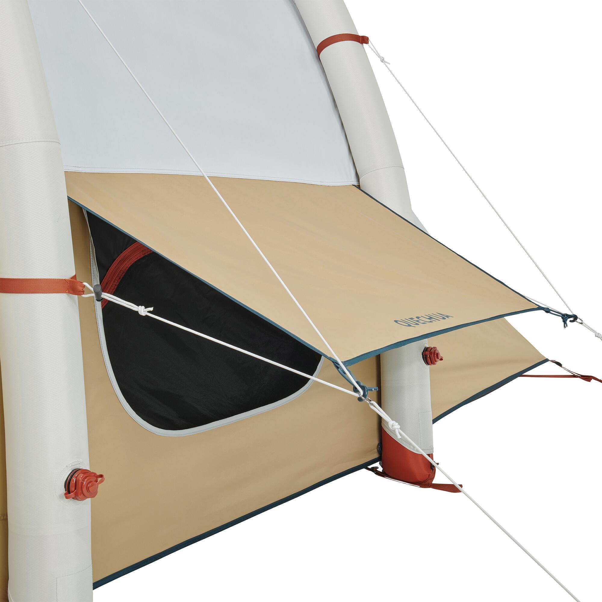 Tente de camping gonflable 5 personnes, Air Seconds 5.2 Fresh & Black - QUECHUA