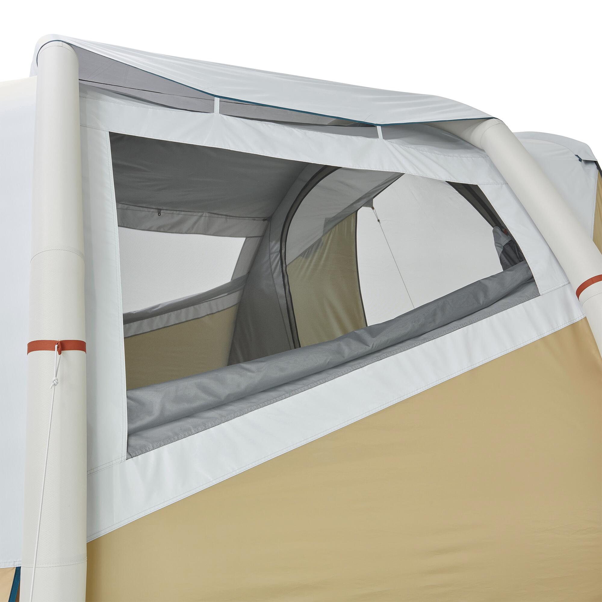 Tente de camping gonflable 5 personnes, Air Seconds 5.2 Fresh & Black - QUECHUA