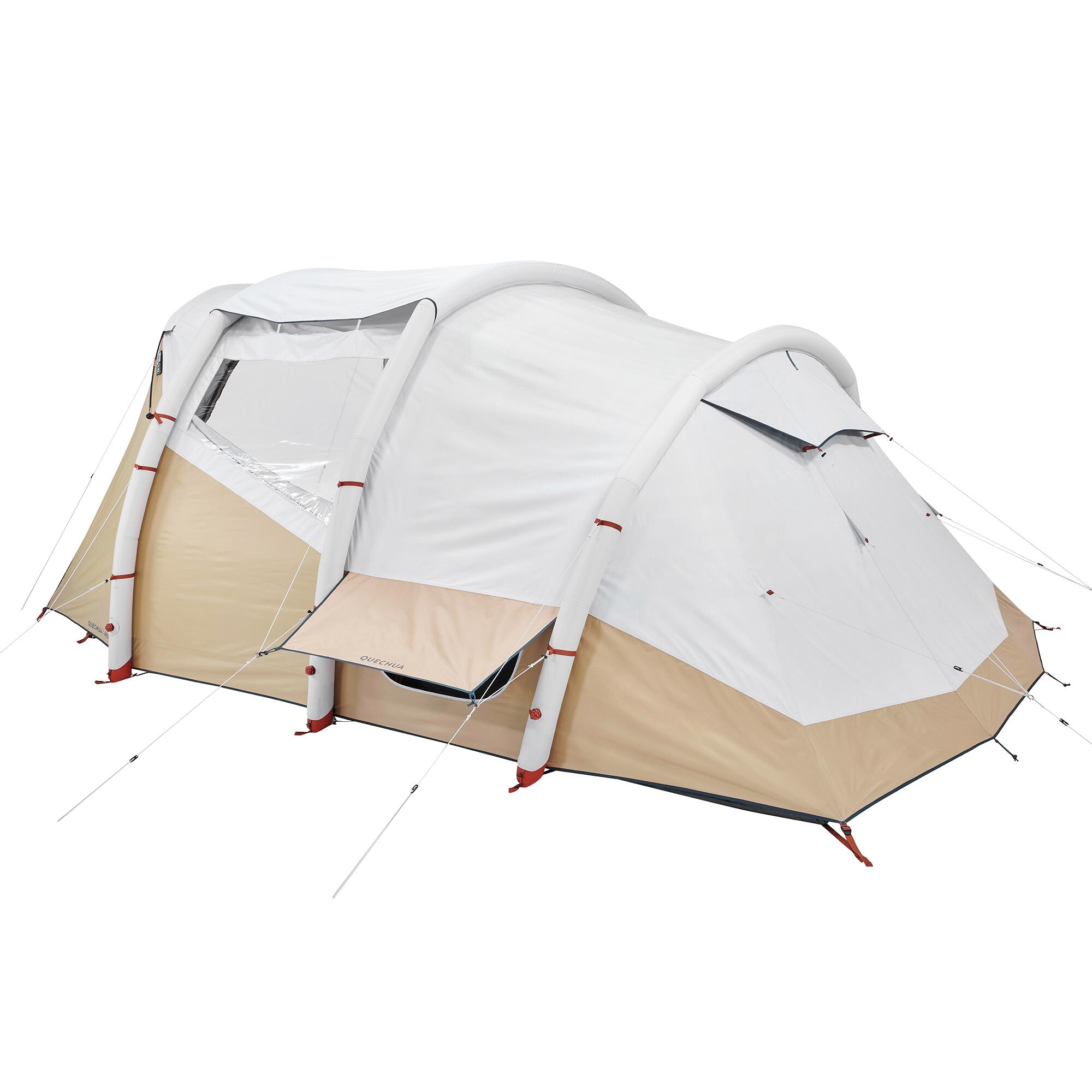Tente de camping gonflable 5 personnes, Air Seconds 5.2 Fresh & Black - QUECHUA