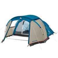 Camping tent with poles - Arpenaz 4 - 4 Person - 1 Bedroom