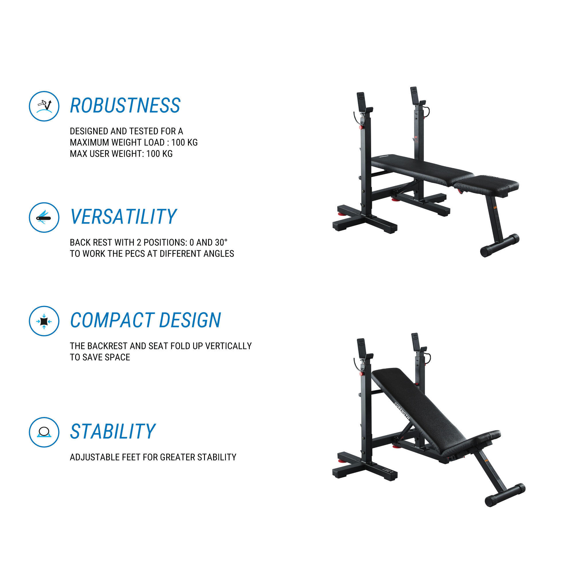 Folding Bench Press 2/20