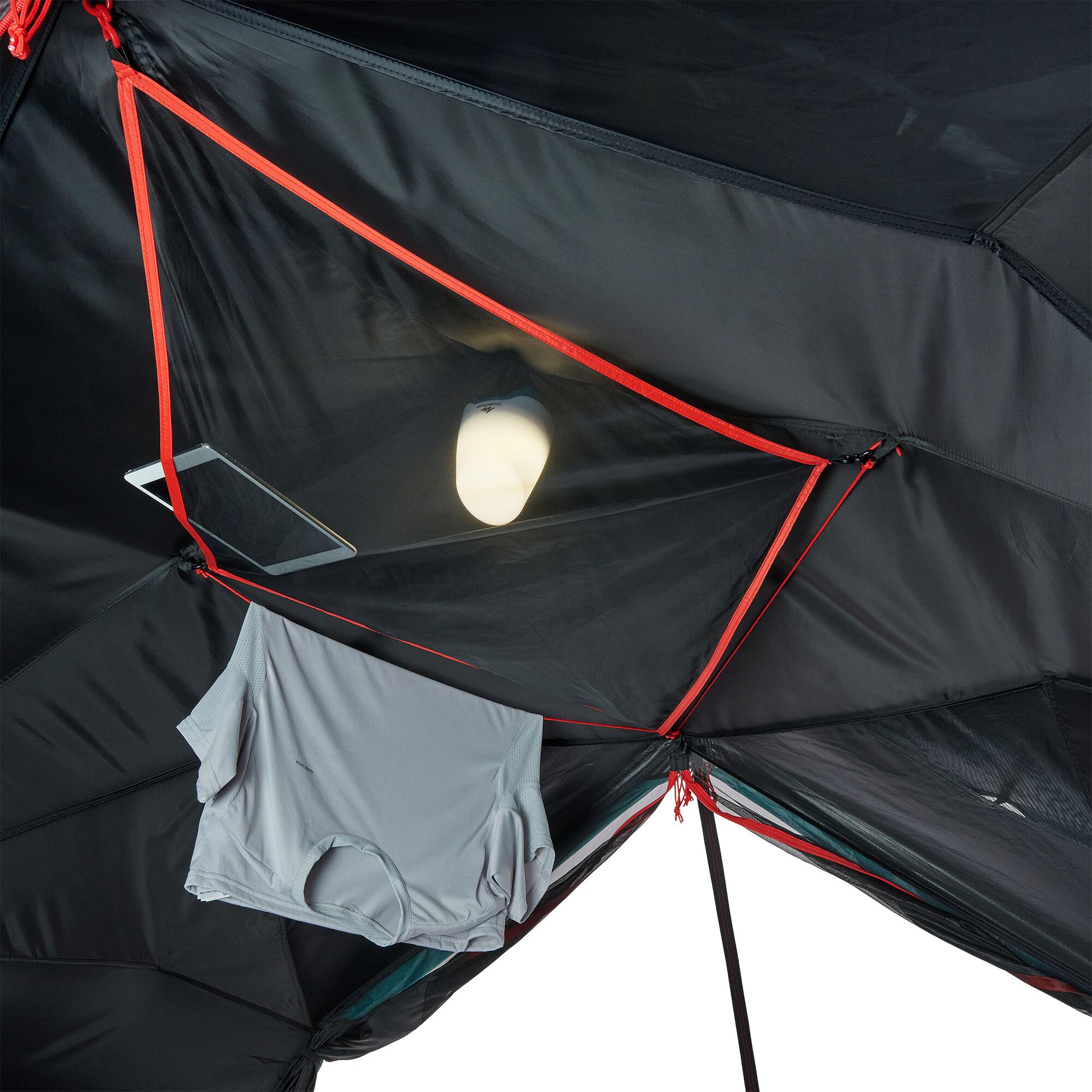 Tente de camping 3 personnes, 2 Seconds Fresh & Black 22/46