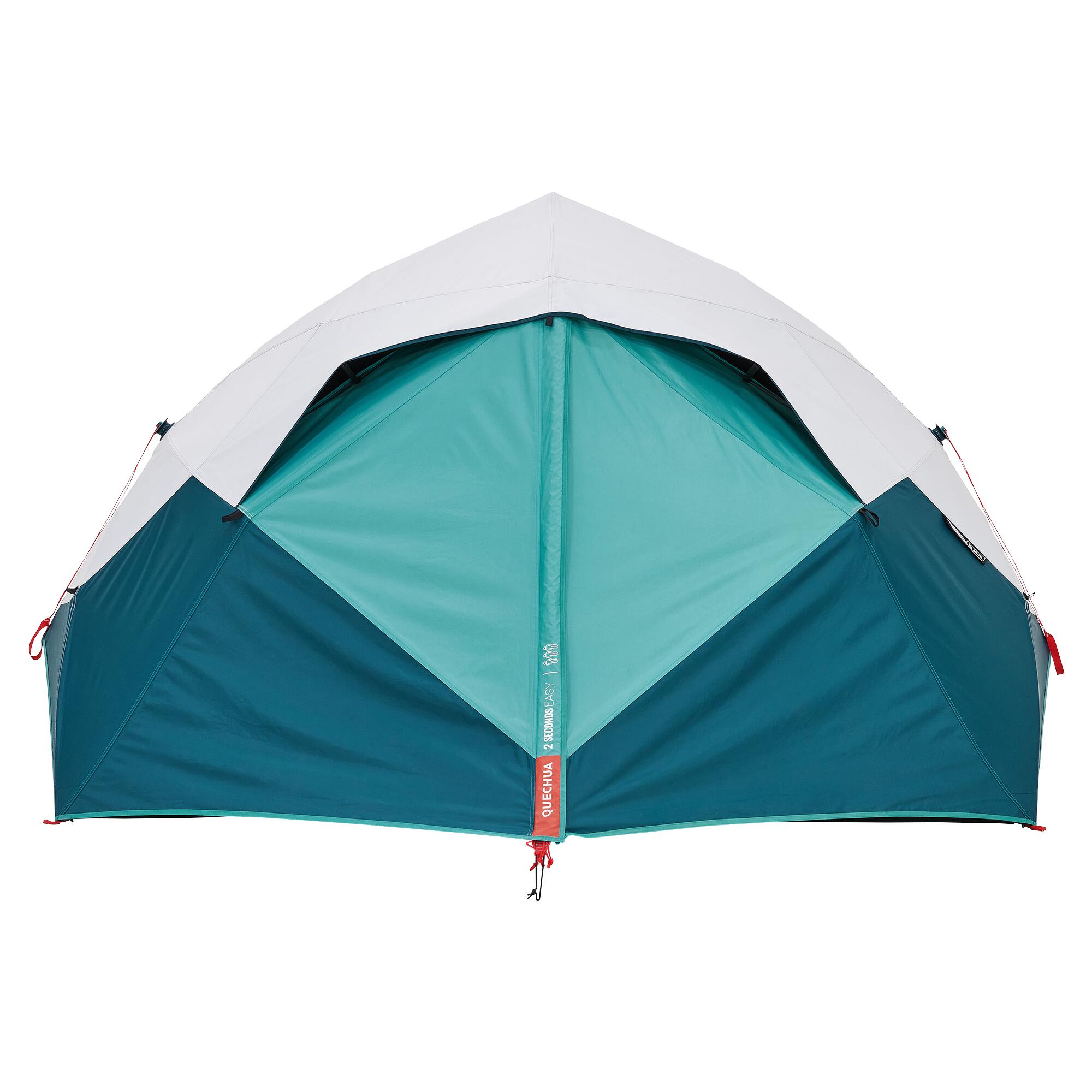 3-Person Camping Tent, 2 Seconds Easy Fresh & Black - QUECHUA