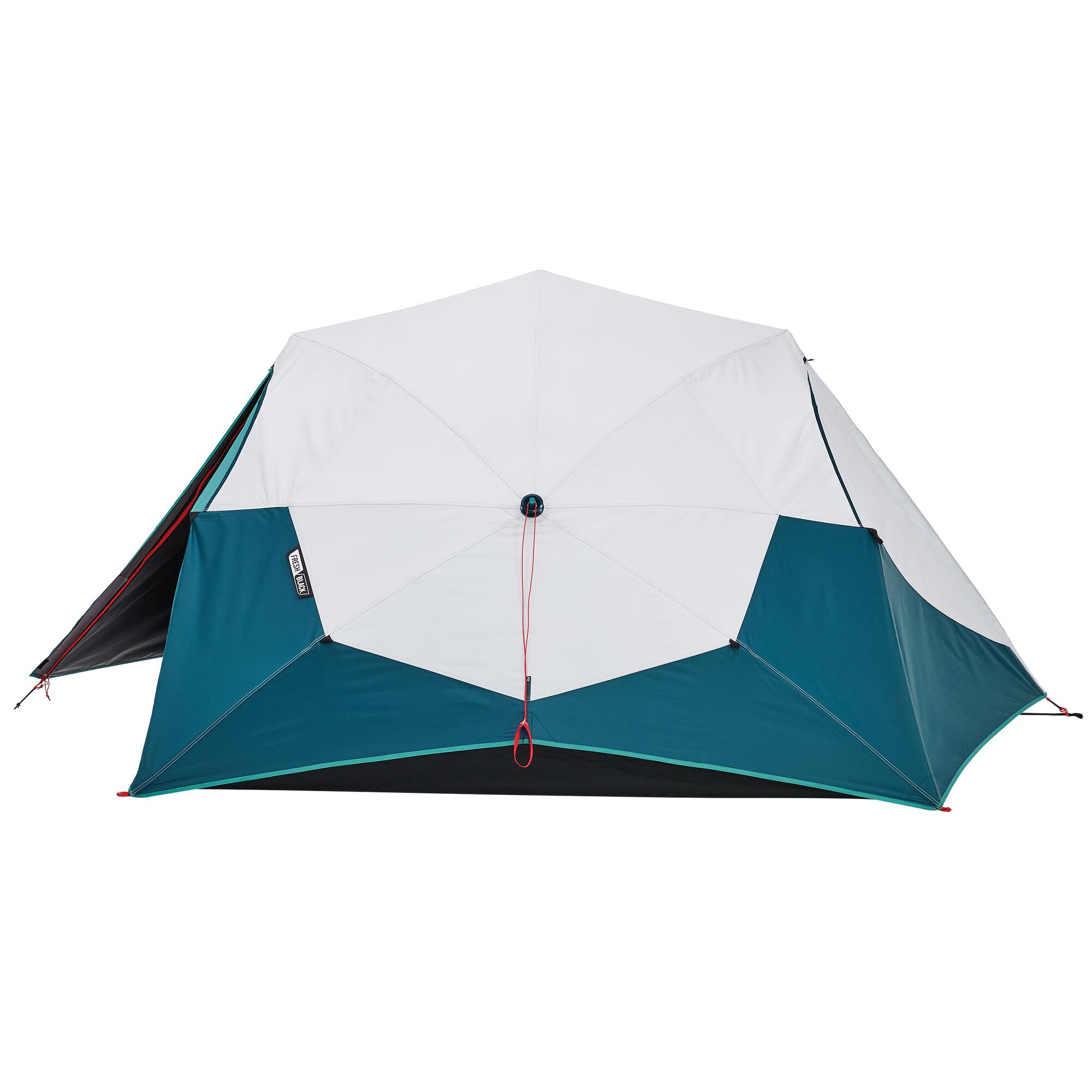 3-Person Camping Tent, 2 Seconds Easy Fresh & Black - QUECHUA