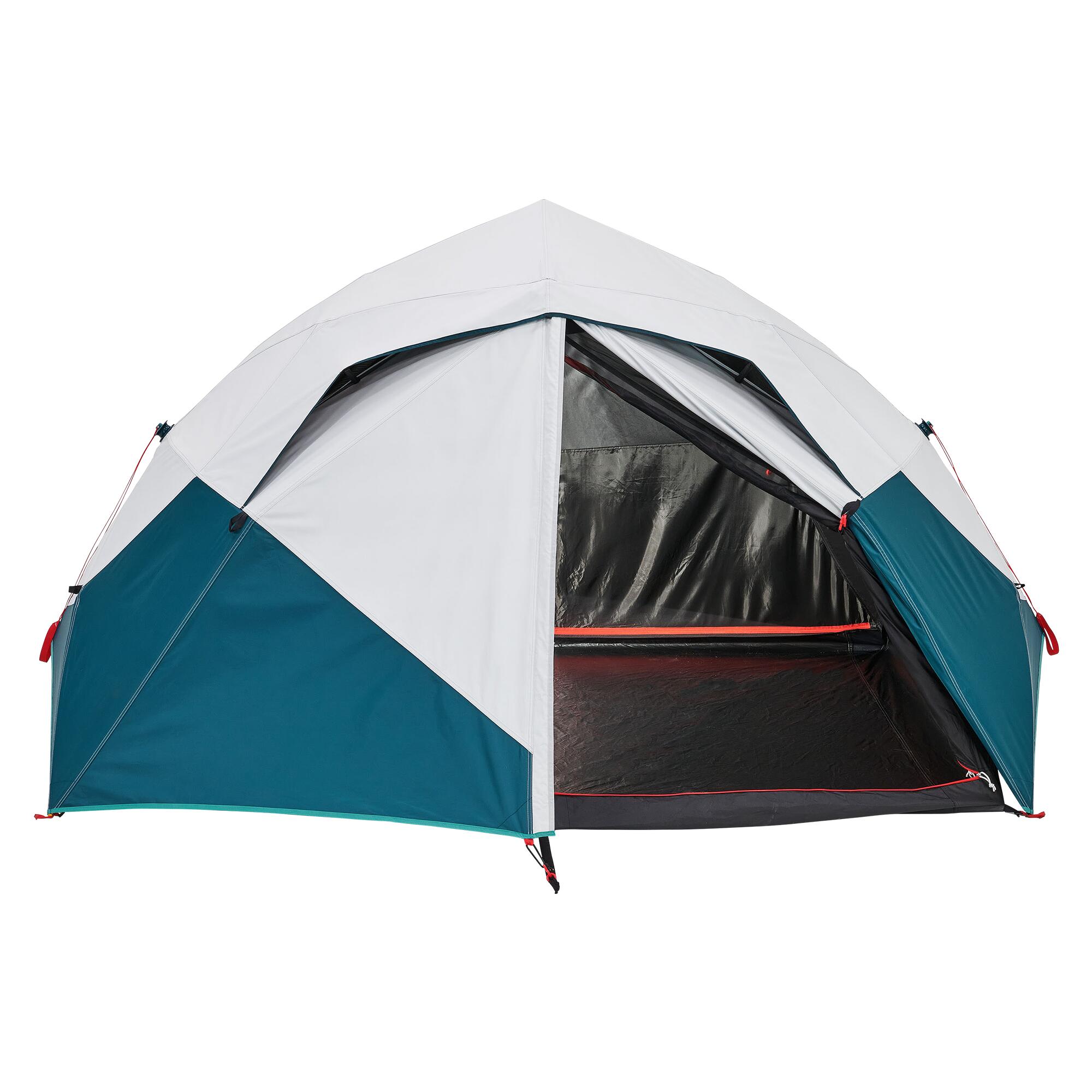 3-Person Camping Tent, 2 Seconds Easy Fresh & Black - QUECHUA
