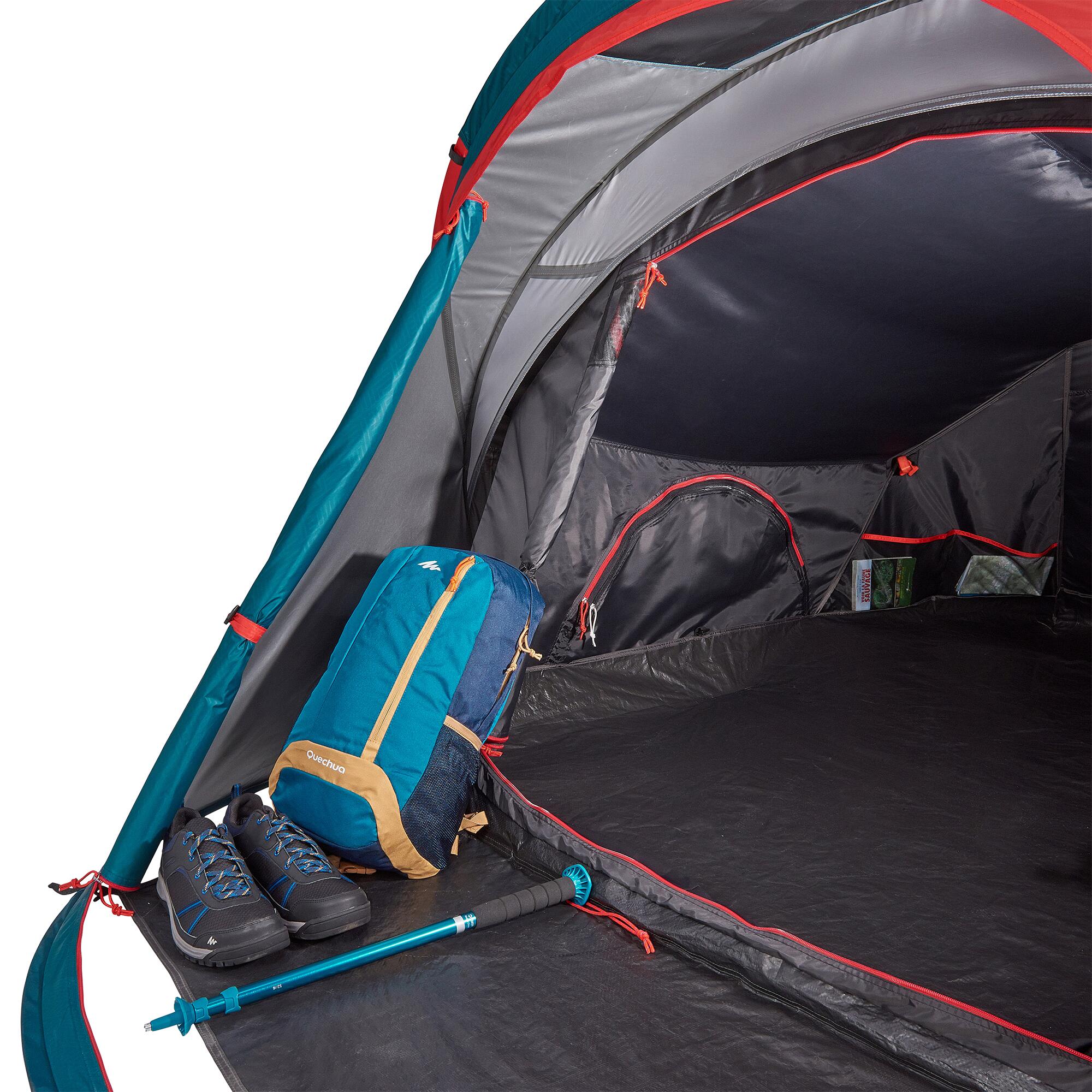 Tente de camping 2 SECONDS XL 2 places Fresh Black QUECHUA