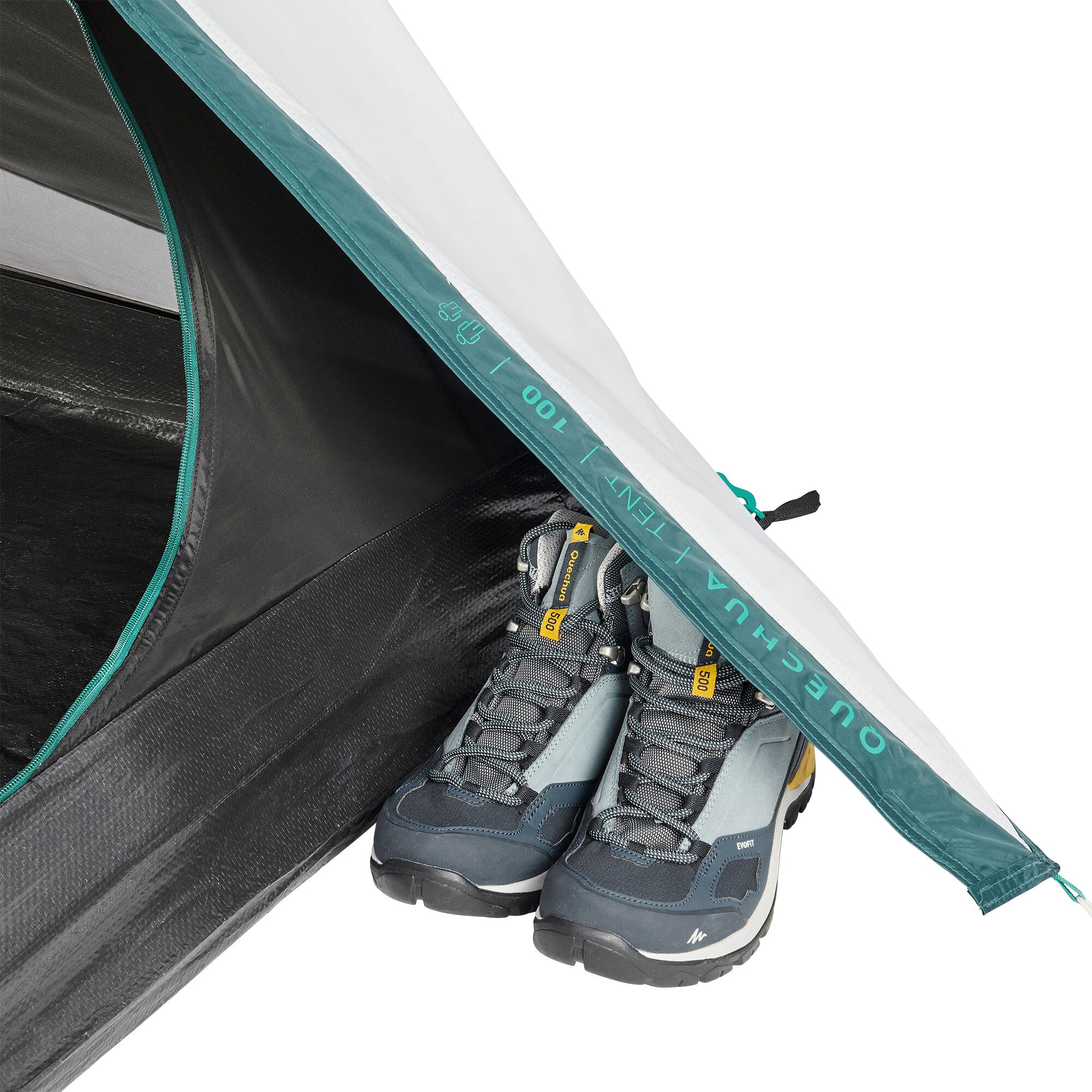 Tweedehands - Kampeertent MH100 Fresh & Black voor 2 personen 33/41