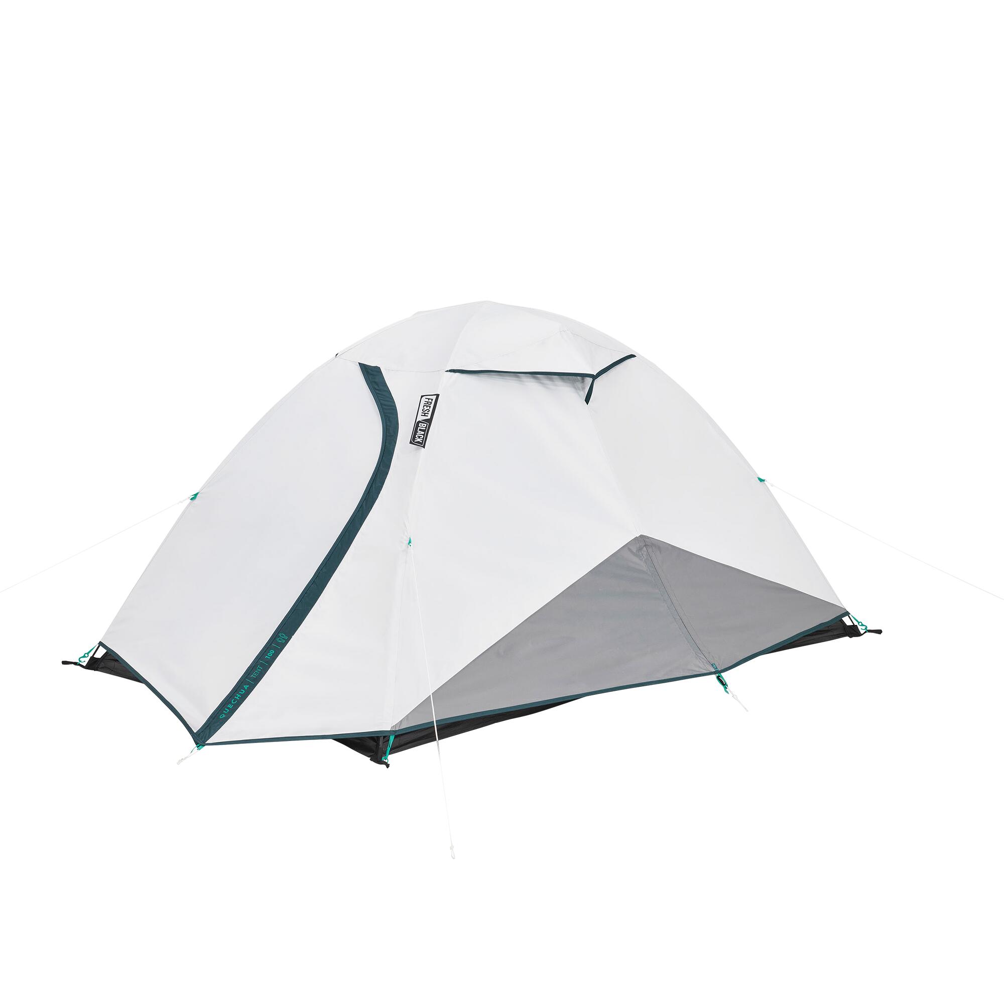 Tweedehands - Kampeertent MH100 Fresh & Black voor 2 personen 32/41
