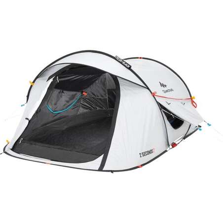 Tente de camping - 2 SECONDS - 2 places - Fresh & Black