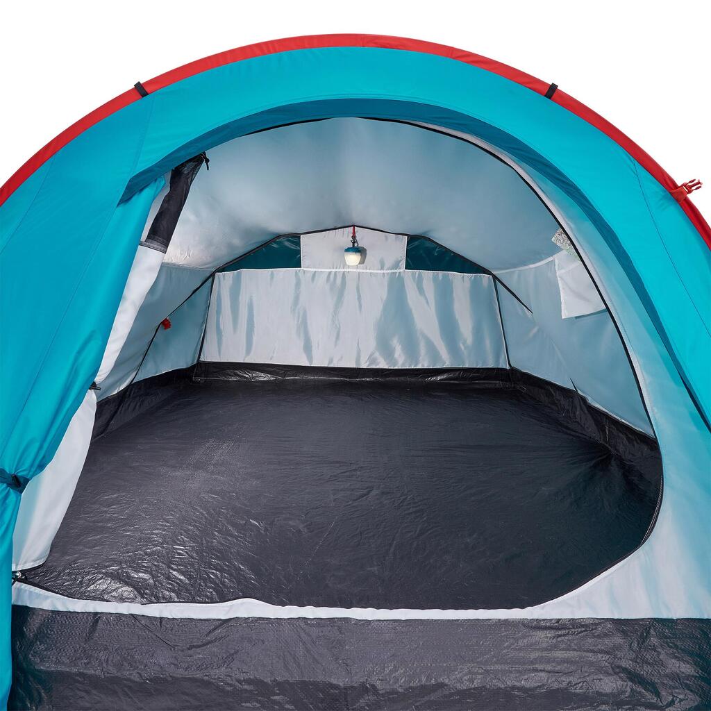 Carpa de camping 3 personas Quechua 2 Seconds Azul aguamarina