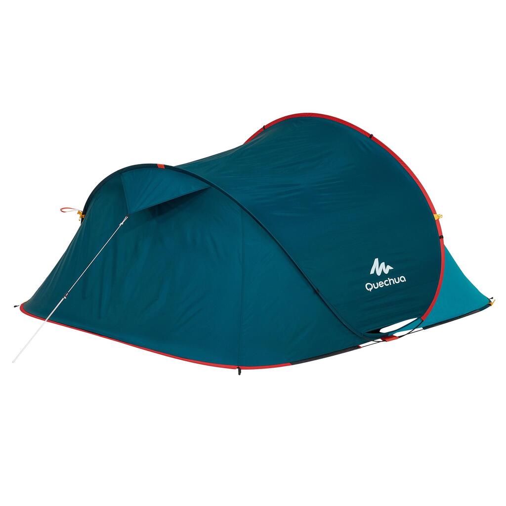 Carpa de camping 3 personas Quechua 2 Seconds Azul aguamarina