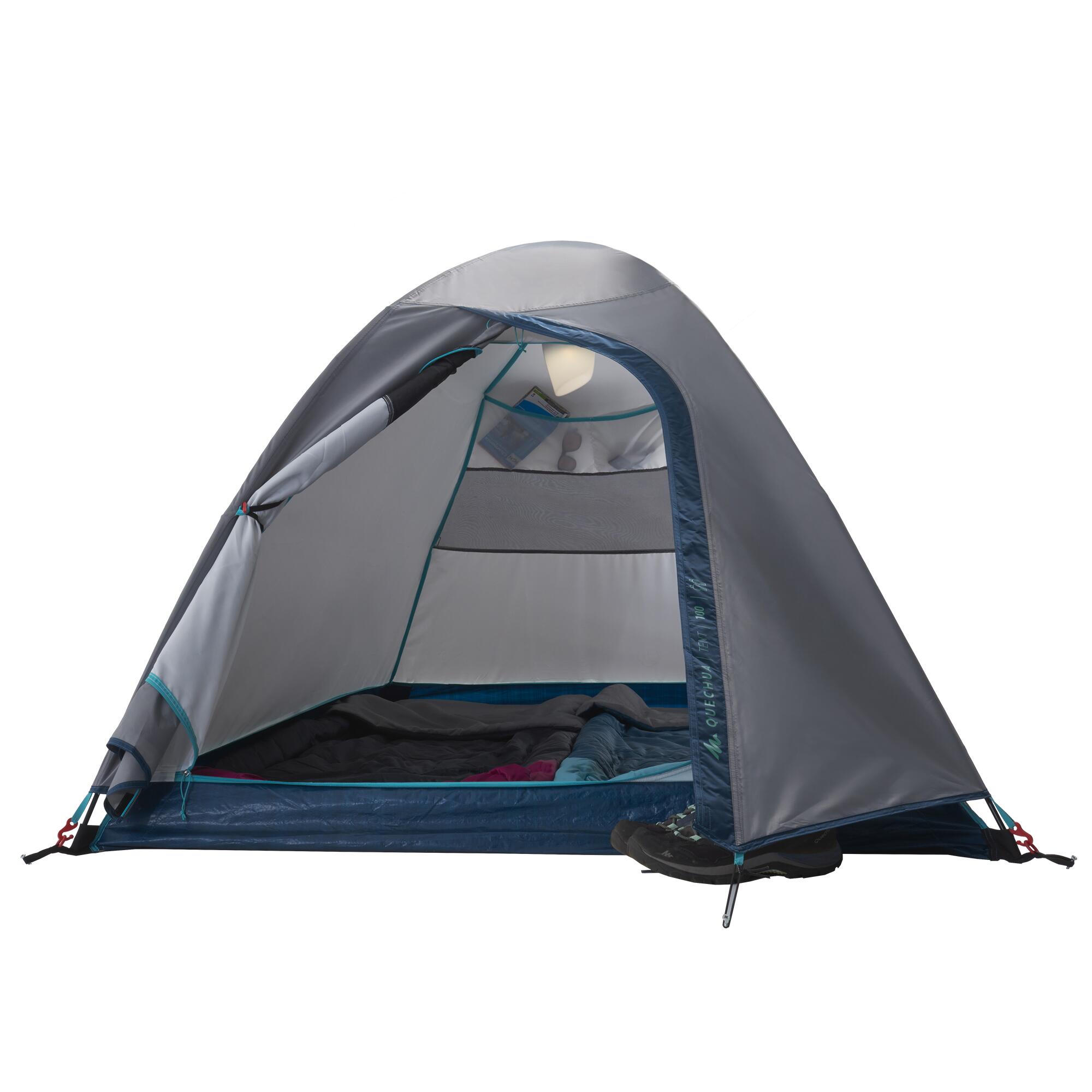 Camping Tent 2-Person, MH 100 - QUECHUA