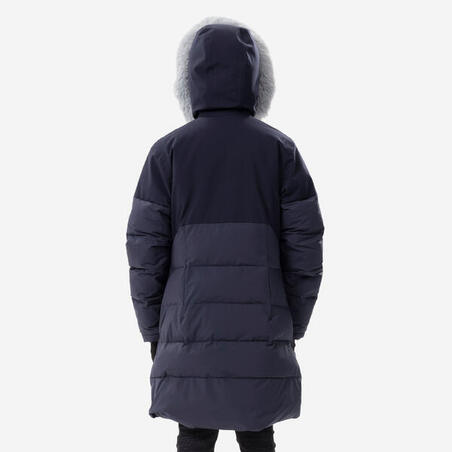 Куртка дитяча SH500 для туризму водонепроникна чорна