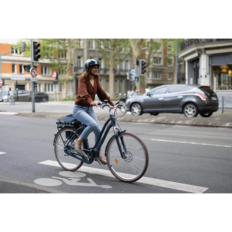 Bici città elettrica a pedalata assistita ELOPS 920E Connect telaio basso