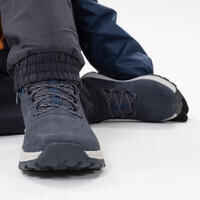 נעלי הליכה עם שרוכים חמות ועמידות במים לילדים SH500 - מידה 2.5-5.5  