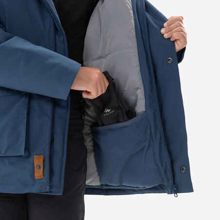 PARKA CHAUDE ET IMPERMÉABLE DE RANDONNÉE - SH900 -23°C - ENFANT 7-15 ANS