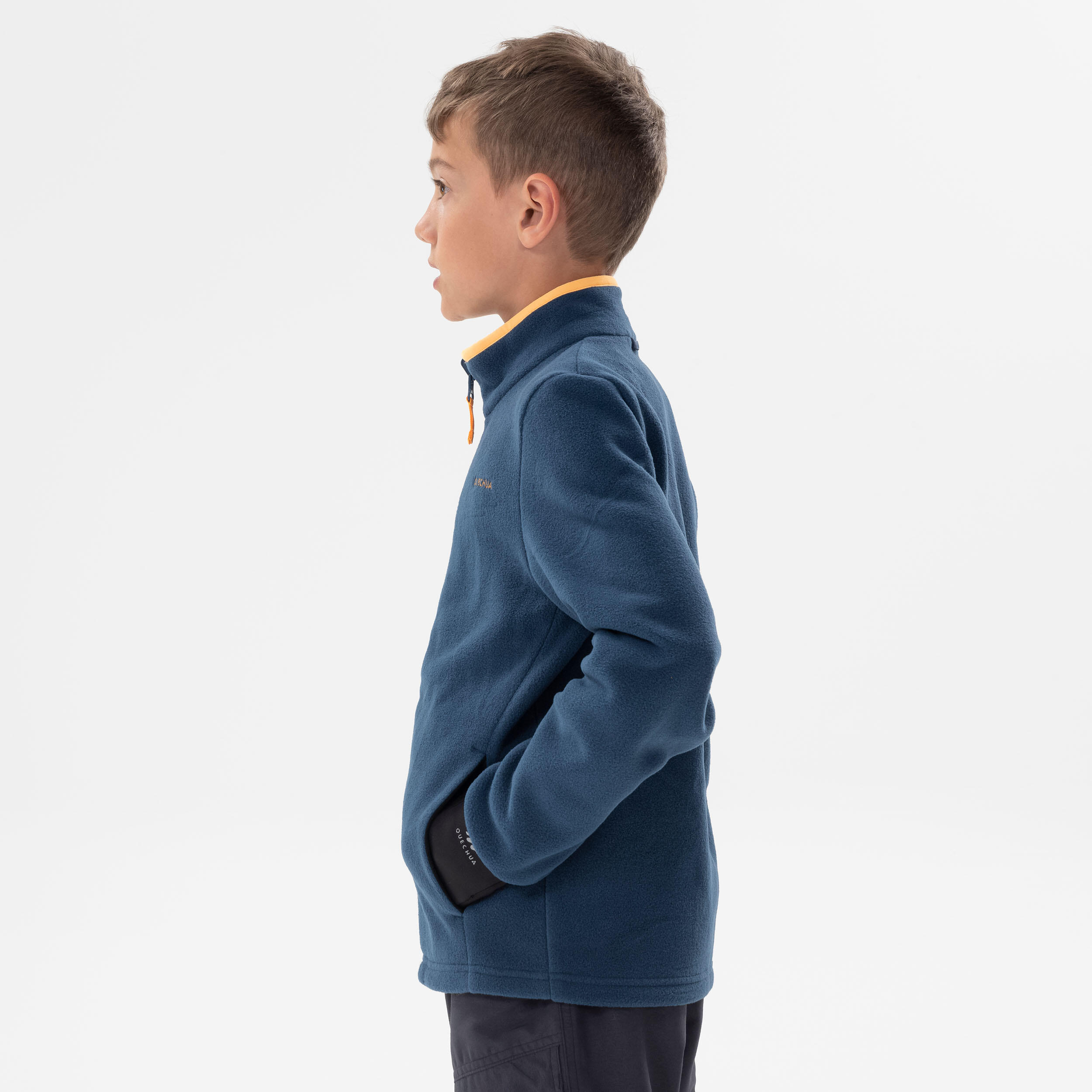 Chaqueta 3 en 1 de senderismo niños 7-15 años, NH100 café y azul  13/13