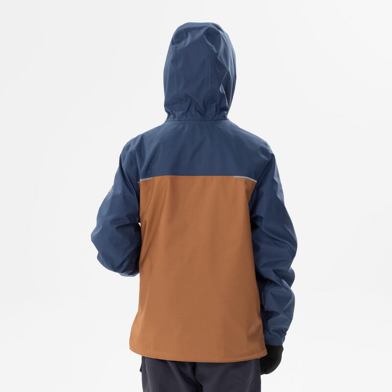 CHAQUETA 3en1 CÁLIDA IMPERMEABLE DE SENDERISMO - SH100 -0,5 °C - NIÑOS 7-15 AÑOS