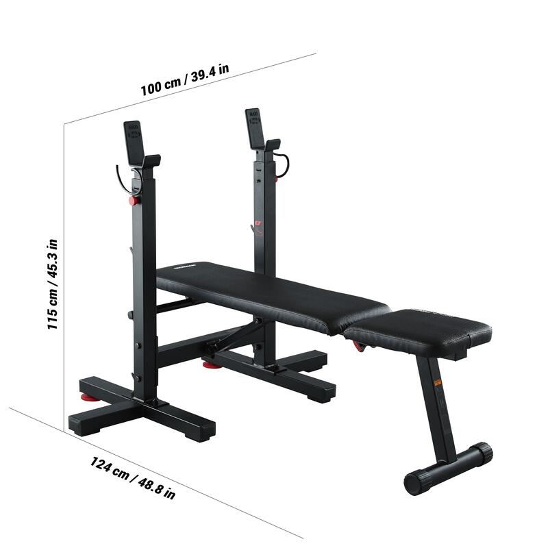 Bancă înclinată pliabilă Bodybuilding Bench press fold