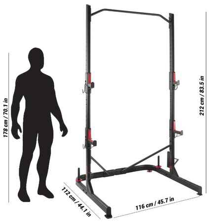 Weight Training Rack Squats Chin-ups