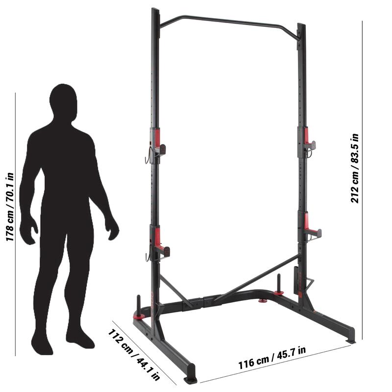 Rack de squat pour la musculation