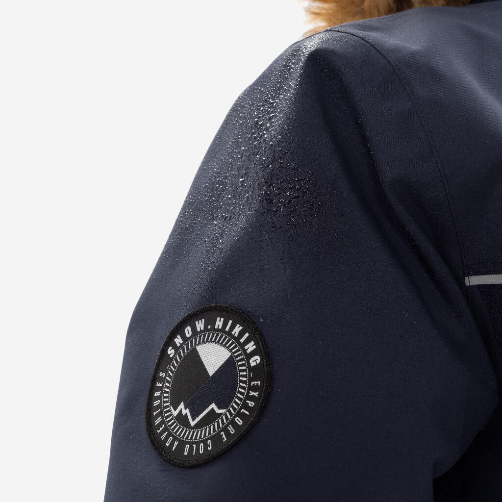 Blouson chaud et imperméable enfant 7-15 ans, NH500 bleu