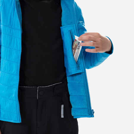 KIDS’ WARM AND WATERPROOF 3-in-1 HIKING JACKET - SH500  MT -8°C - 7-15 YEARS 