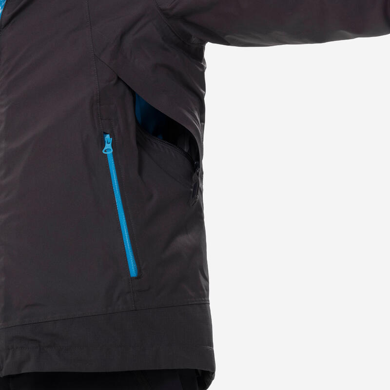 VESTE 3en1 CHAUDE ET IMPERMÉABLE DE RANDONNÉE -SH500 MTN -8°C - ENFANT 7-15 ANS