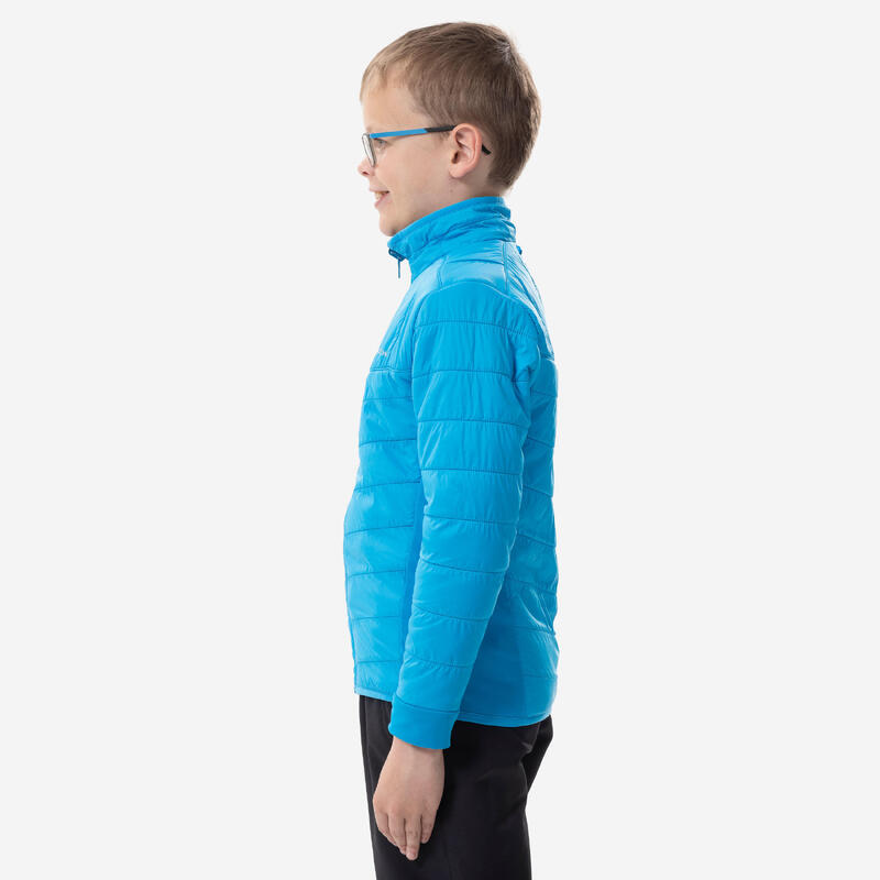 Chlapecká turistická nepromokavá zimní bunda 3v1 SH 500 X-Warm