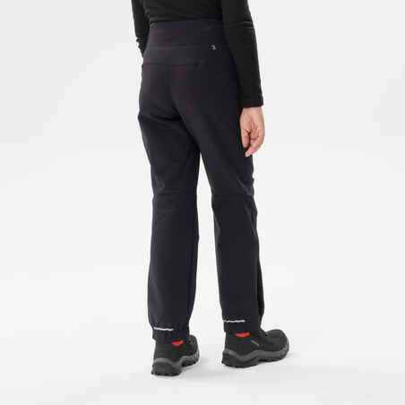 Kids’ Warm Hiking Softshell Trousers - SH500 Mountain - Ages 7-15