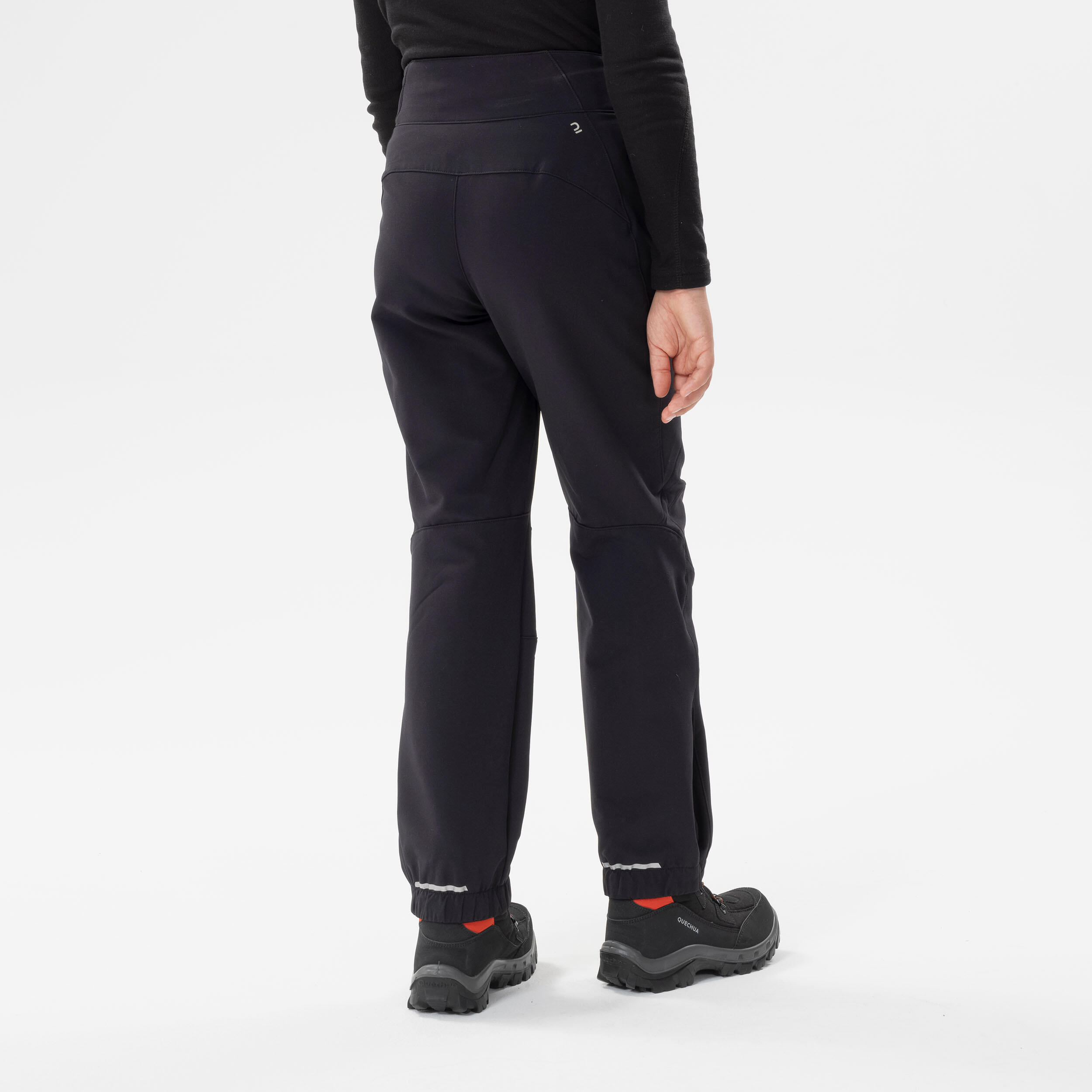 Caldi pantaloni da trekking in softshell - SH500 Mountain - bambini 7-15 anni