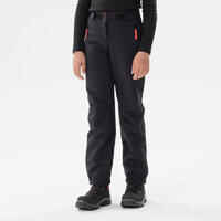 Kids’ Warm Hiking Softshell Trousers - SH500 Mountain - Ages 7-15