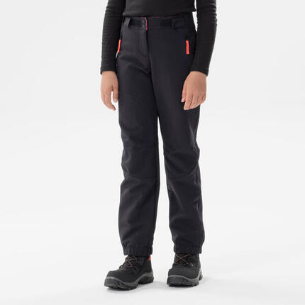 Pantalon de randonnée softshell chaud enfant 7-15 ans, MH500 bleu