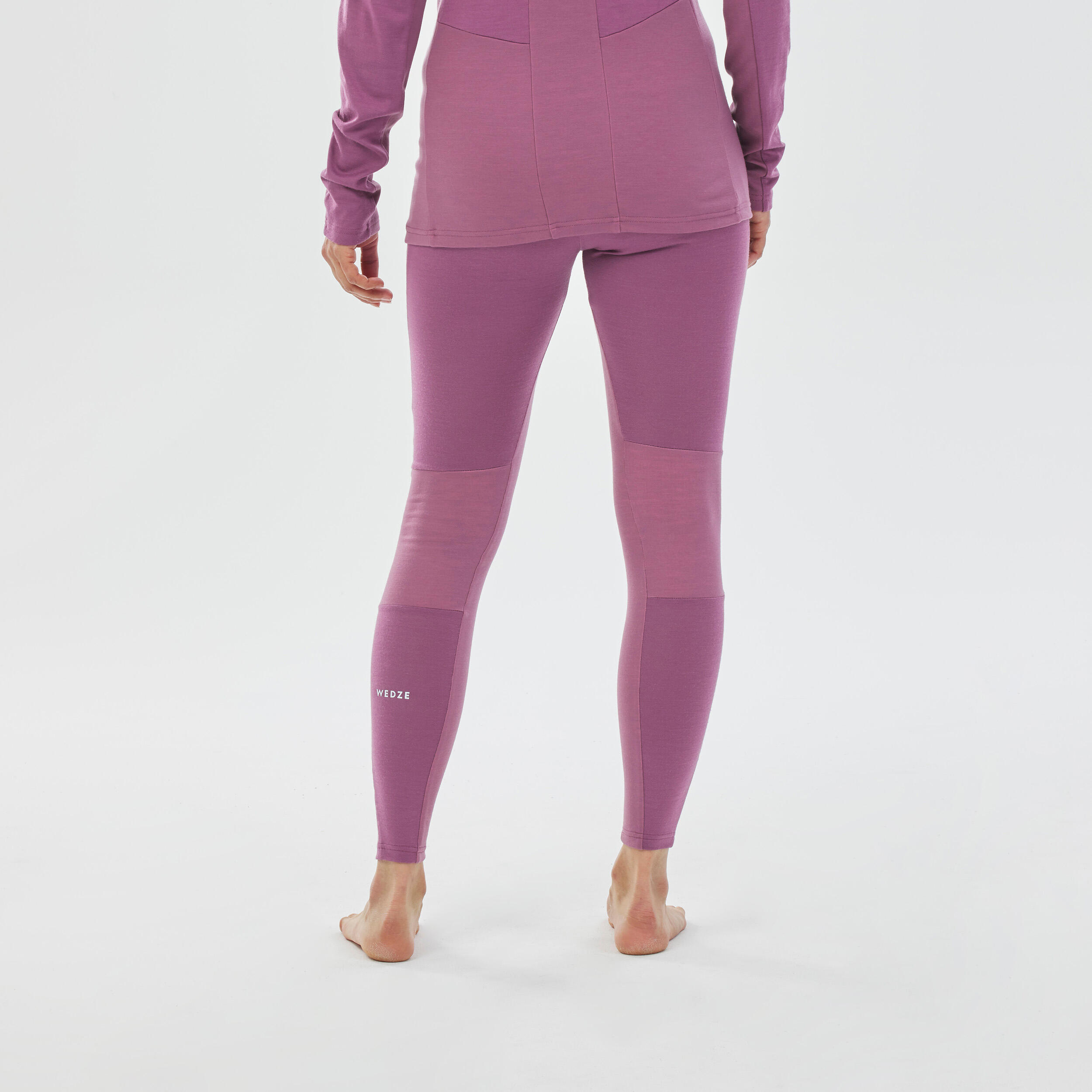 Women's merino wool thermal ski underwear - BL 900 bas rose