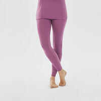 Pantalón térmico de esquí lana merina mujer - BL 900 - violeta 