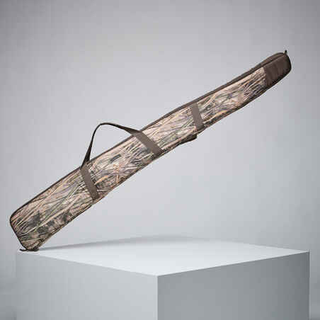 Šautuvo dėklas su diržais, pelkių kamufliažo rašto, 145 cm ilgio
