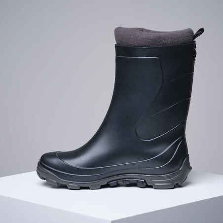 KIDS WARM WELLIES - BLACK