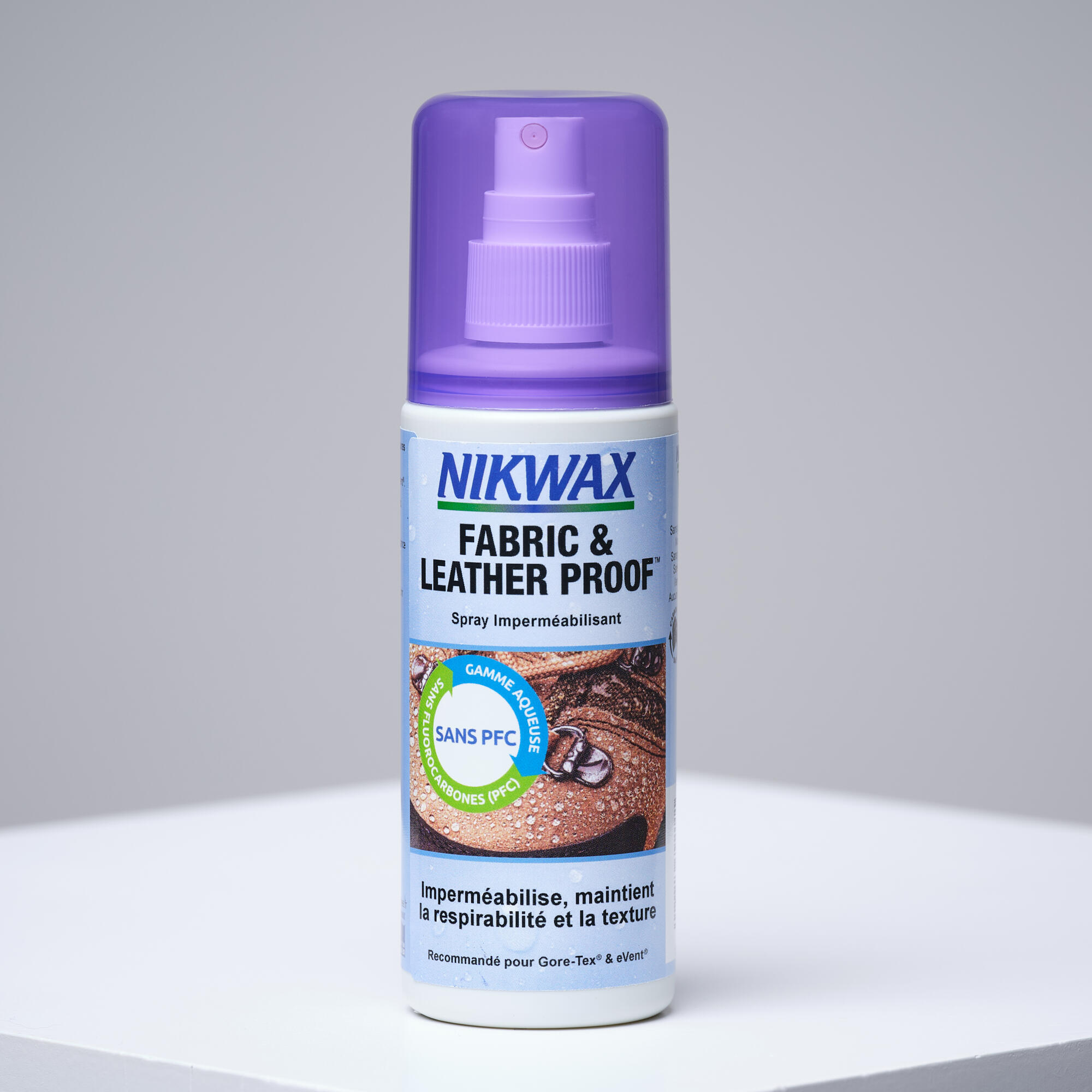 Spray de reimpermeabilizare tratament hidrofob pentru piele și textile Nikwax decathlon