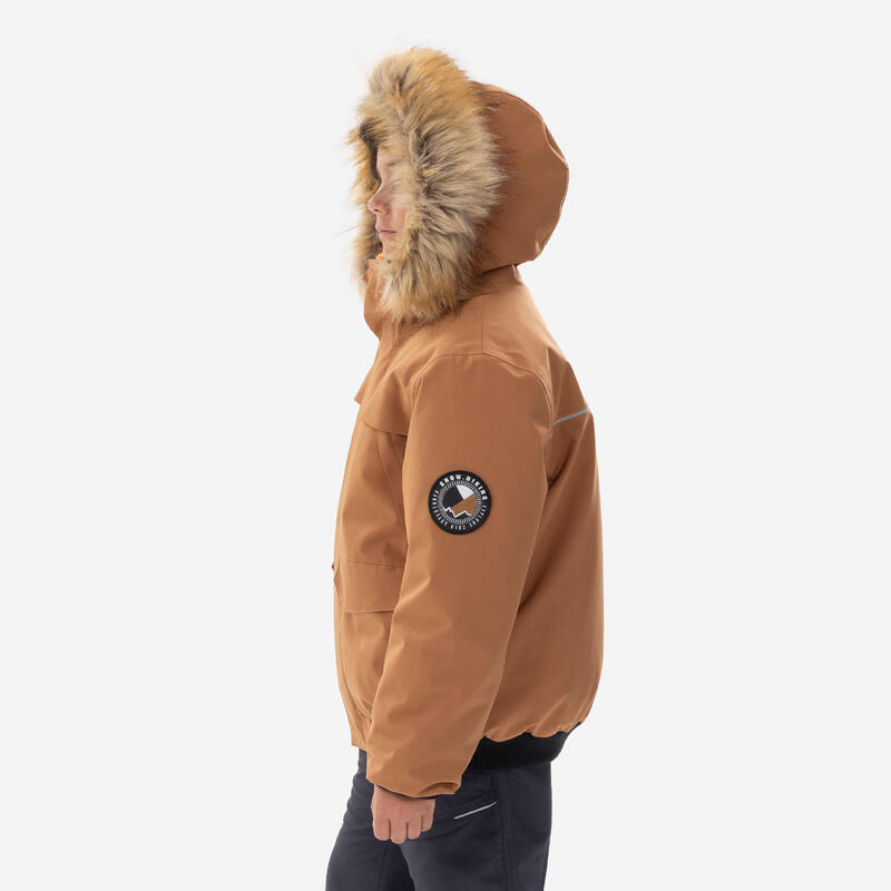 BLOUSON CHAUD ET IMPERMÉABLE DE RANDONNÉE - SH100 -6,5°C - ENFANT 7 - 15 ANS