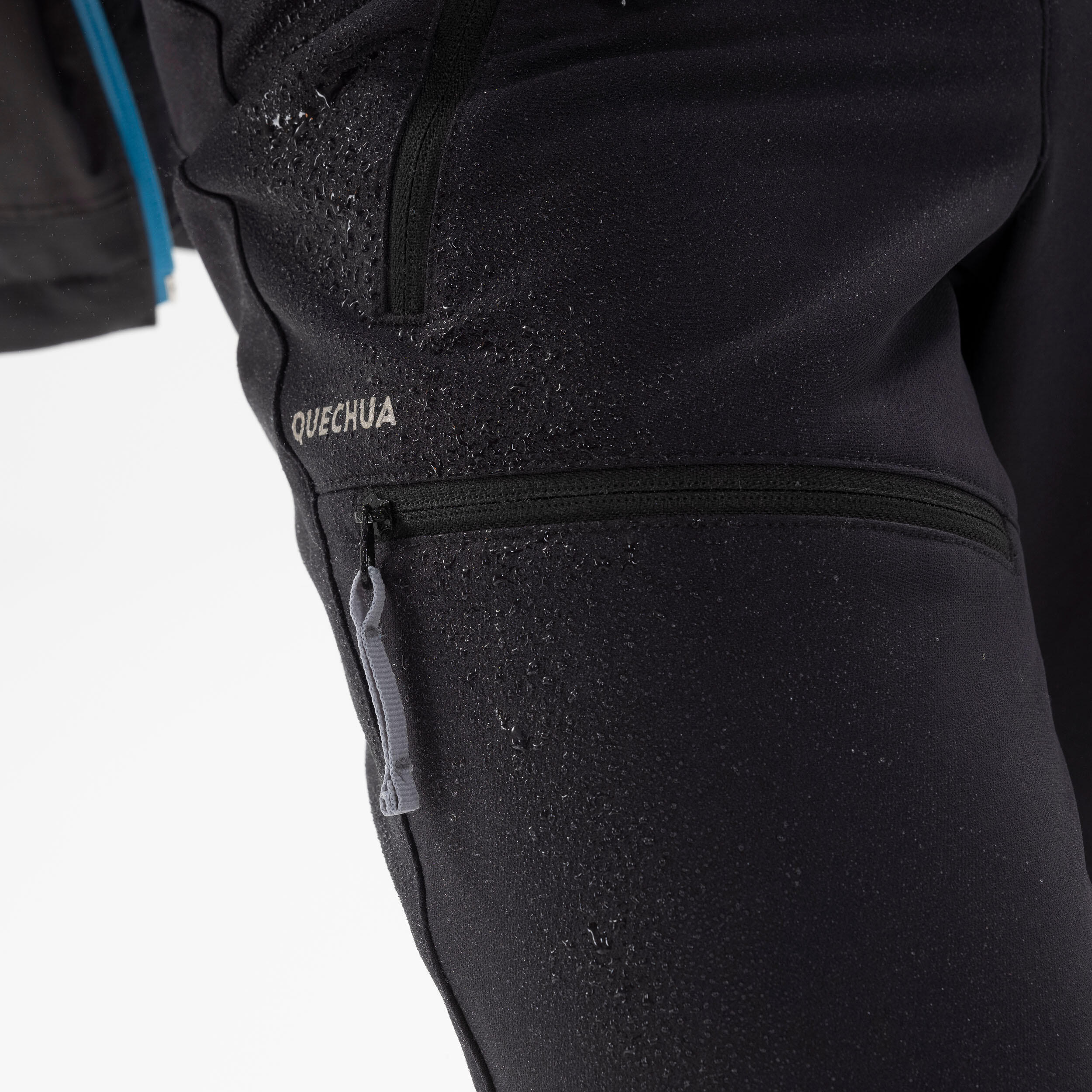 Kids’ Warm Softshell Hiking Pants - SH 500 - QUECHUA