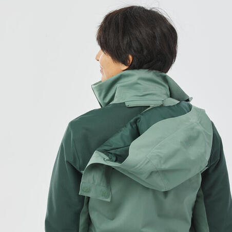 Куртка лыжная женская зелёная 500 Sport