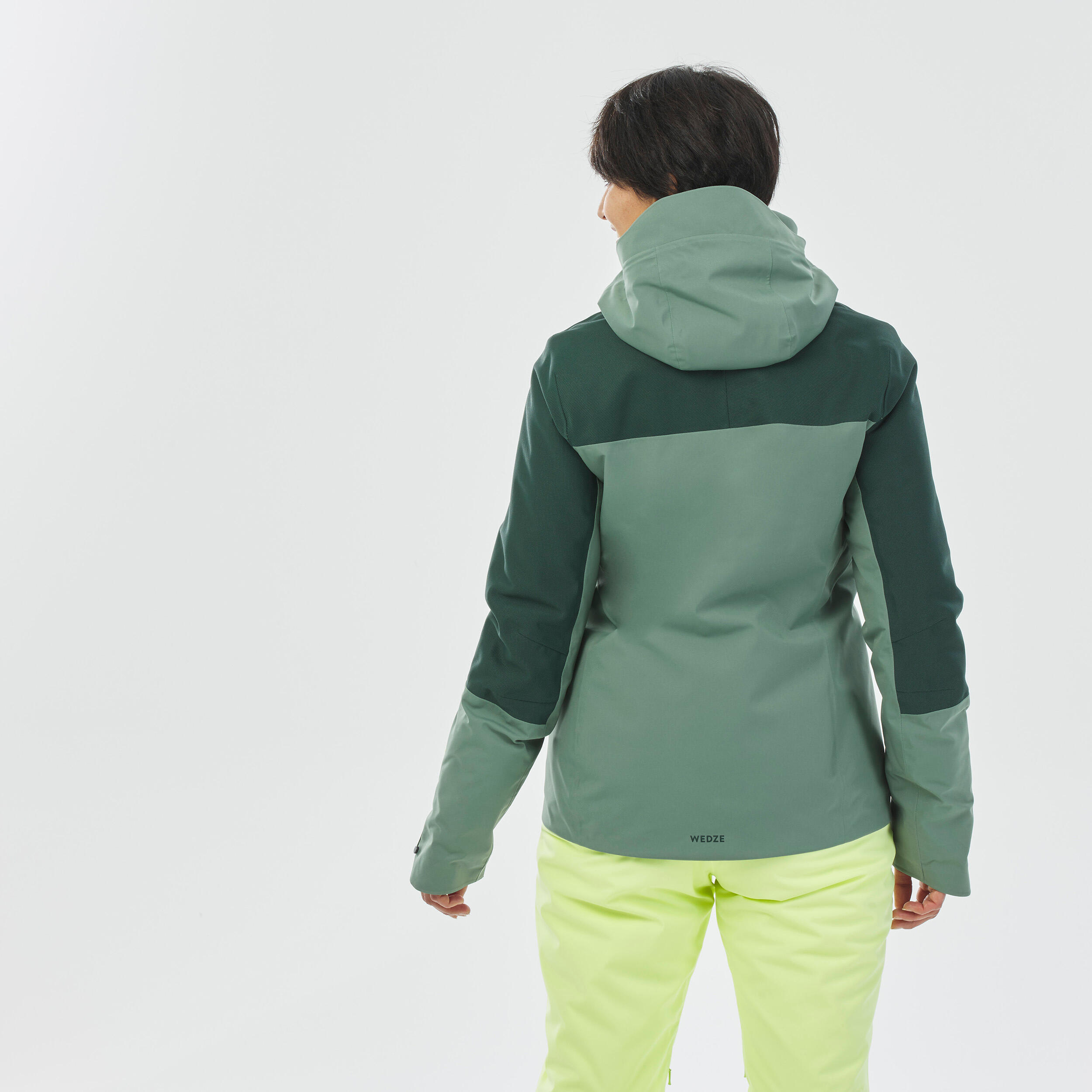 Manteau de ski chaud femme - ski 500 vert - WEDZE