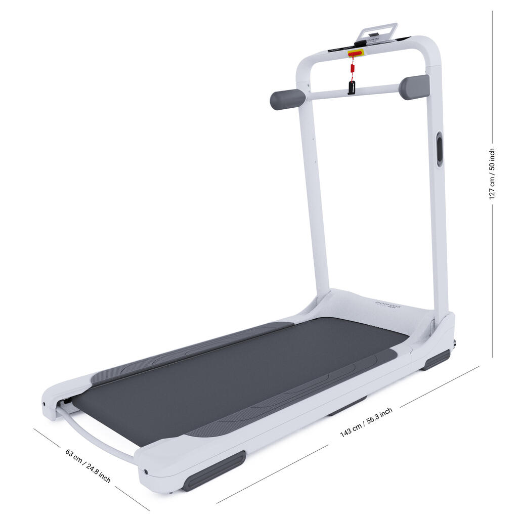 Treadmill Initial Run Compact and Connected, 12 km/h, 45 x 120 cm, No Assembly