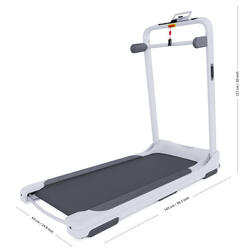 Treadmill Initial Run Compact and Connected, 12 km/h, 45 x 120 cm, No Assembly