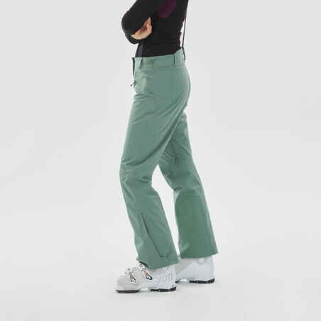 Women's  Warm Ski Trousers 580 - Green