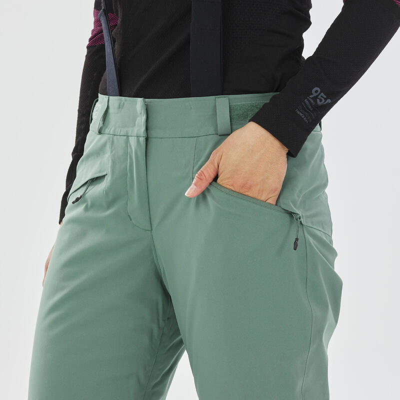 Pantaloni sci donna 580 verdi